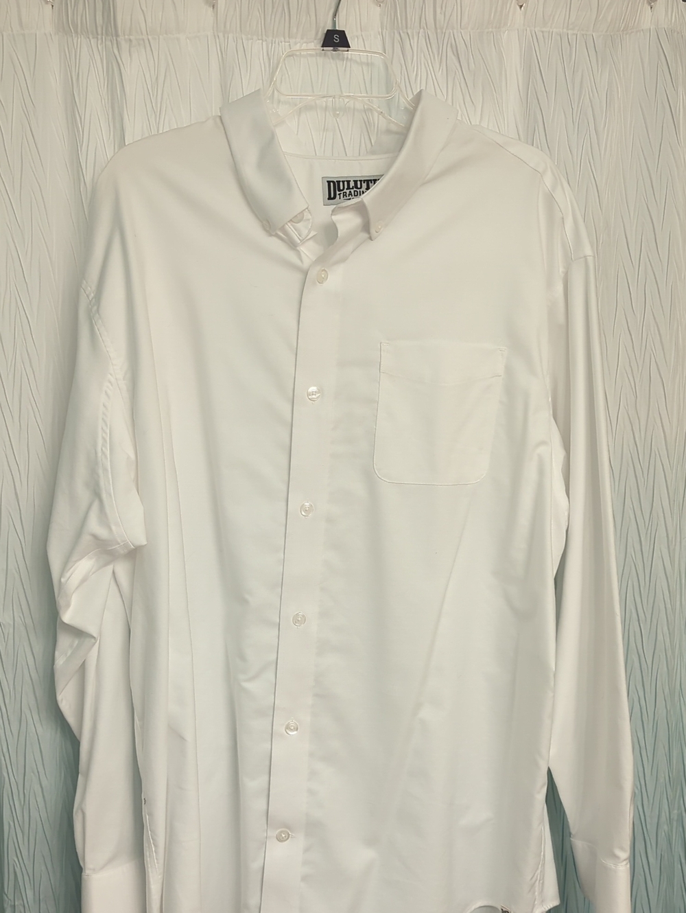 Duluth Trading Co White Men’s Casual Button-Down Shirt